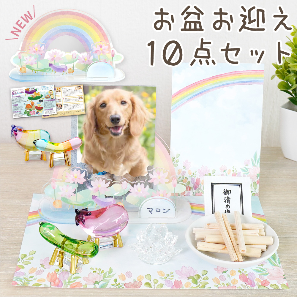 2025 クリスタル10点 お盆お迎えセット1